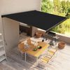 vidaXL Toldo de carrete manual gris antracita 400x300 cm