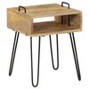 vidaXL Mesita de noche de madera maciza de mango 40x34x47 cm