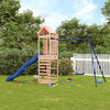 vidaXL Parque infantil de exterior madera maciza Douglas
