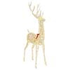 vidaXL Reno Navide&ntilde;o 3D LOVIISA 250 LED Blanco C&aacute;lido 96 x 40 x 180 cm