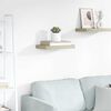 vidaXL Estante flotante de pared MDF color roble 40x23x3,8 cm