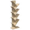vidaXL Estanter&iacute;a para Libros en Forma de &Aacute;rbol 6 Niveles Roble Sonoma