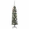 vidaXL &Aacute;rbol Navide&ntilde;o Artificial Delgado con 150 LED Verde y 120 cm