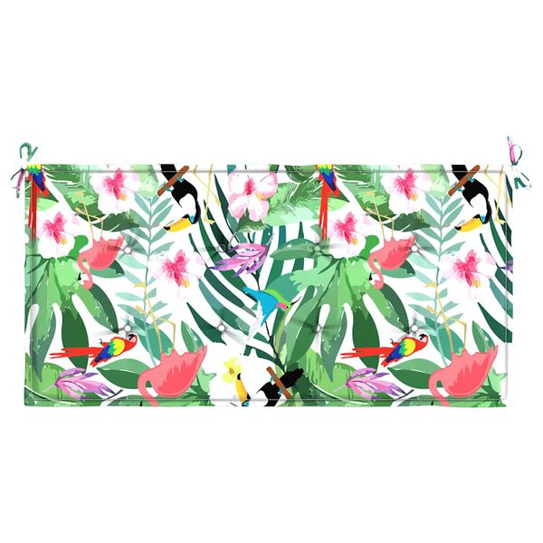 vidaXL Coj&iacute;n para banco de jard&iacute;n tela Oxford multicolor 100x50x4 cm