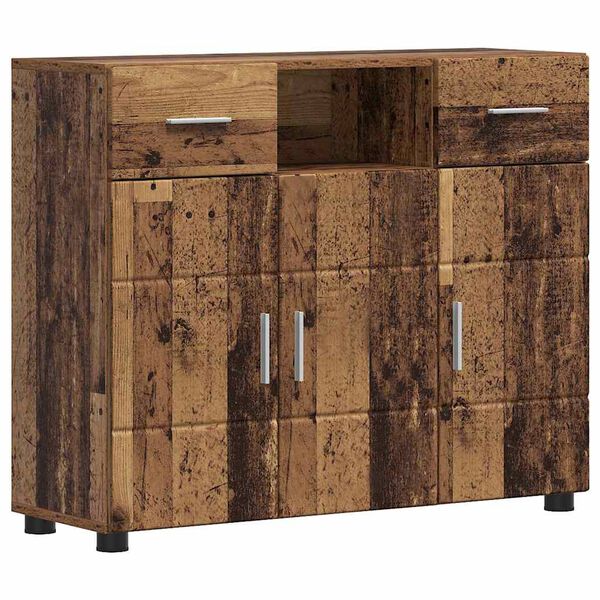 vidaXL Armario de Madera con caj&oacute;n Madera vieja 88,5 x 30,5 x 73 cm