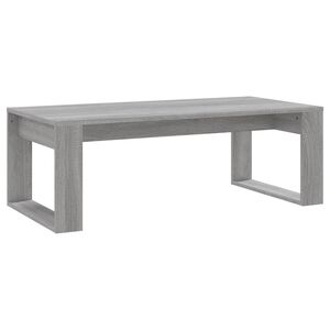 vidaXL Mesa de centro madera de ingenier&iacute;a gris Sonoma 102x50x35 cm