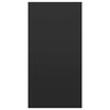vidaXL Mueble para TV de madera contrachapada negro 30,5x30x60 cm