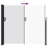 vidaXL Toldo lateral retr&aacute;ctil blanco 180x600 cm