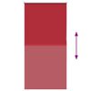 vidaXL Estor Enrollable Opaco Rojo 85x175 cm Tela Ancho 80,7 cm