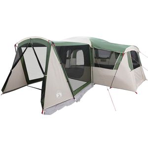 vidaXL Tienda Familiar para 20 Personas 20 persona Verde y blanco