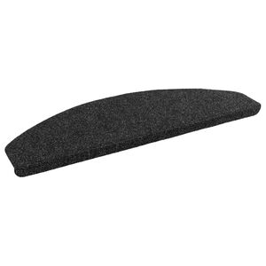 vidaXL Alfombras autoadhesivas para escaleras 15 uds. 80 x 28 x 3,5 cm