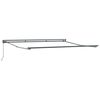 vidaXL Estructura del Toldo Manual Ajustable Antracita 4 x 3 m Acero