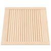 vidaXL Puertas de armario de lamas 4 uds madera de pino 61,5x59,4 cm