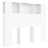 vidaXL Mueble cabecero blanco 120x18,5x102,5 cm