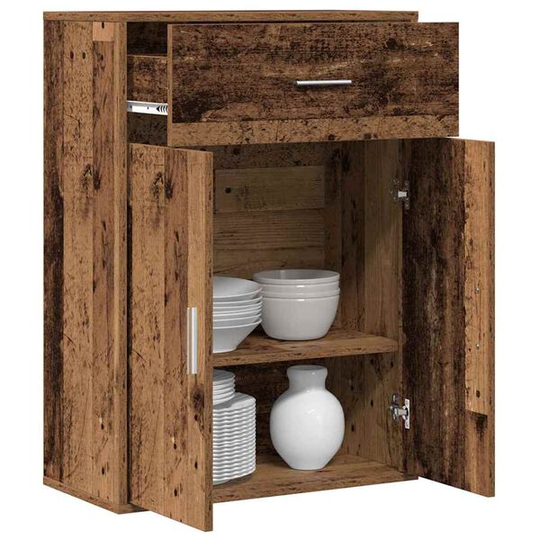 vidaXL Aparador Madera vieja 60 x 30 x 84 cm Madera de ingenier&iacute;a