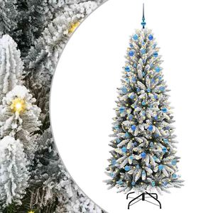 vidaXL &Aacute;rbol de Navidad artificial Blanco 210 cm