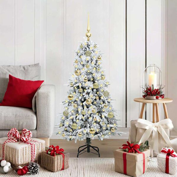 vidaXL &Aacute;rbol de Navidad artificial con ramas articuladas 120 cm