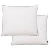 vidaXL Almohadas 2 uds relleno plum&oacute;n/plumas 70x60 cm blanco