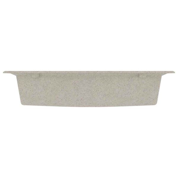 vidaXL Fregadero de cocina Beige 79 x 50 x 31 cm granito