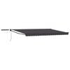 vidaXL Toldo Retr&aacute;ctil El&eacute;ctrico Antracita 4,5 x 3 m