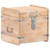 vidaXL Ba&uacute;l de madera maciza de acacia 40x40x40 cm