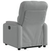 vidaXL Sillón reclinable elevable de tela gris claro