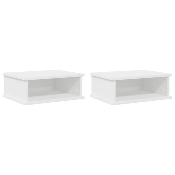 vidaXL Mesita de Noche 2 pcs 40 x 31 x 15 cm Madera de ingenier&iacute;a