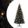 vidaXL &Aacute;rbol de Navidad con 300 LED con soporte Negro 210 cm PVC