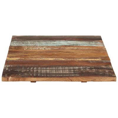 vidaXL Tablero de mesa madera maciza reciclada 120x60x(2,5-2,7) cm