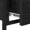 vidaXL Mesa de Caf&eacute; Roble Negro 70 x 50 x 54.5 cm Madera de ingenier&iacute;a
