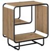 vidaXL Aparador Roble artisan 60 x 37.5 x 64.5 cm Madera de ingenier&iacute;a