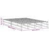vidaXL Cama sin colch&oacute;n madera maciza de pino marr&oacute;n cera 120x200 cm