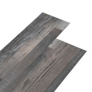 vidaXL Laminas de Suelo de PVC Autoadhesivas Madera Industrial