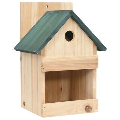 vidaXL Casa para pájaros 4 unidades madera de abeto 23x19x33 cm