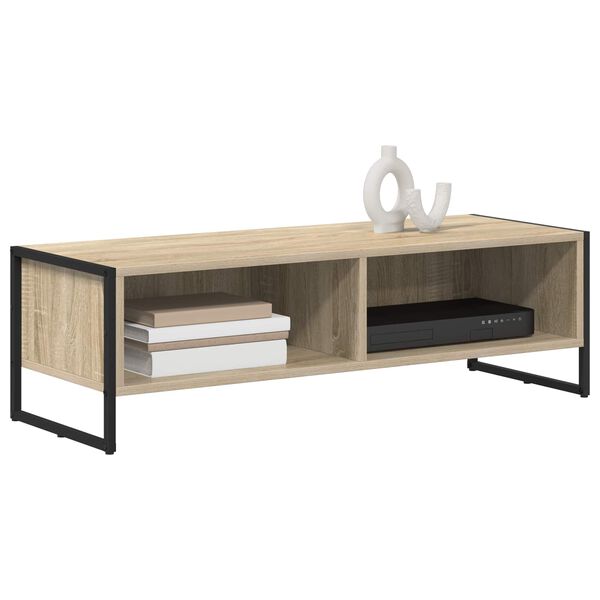 vidaXL Gabinete de TV Sonoma 100 x 36.5 x 30.5 cm Madera contrachapada