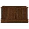 vidaXL Baúl almacenaje madera contrachapada roble marrón 50x30x28 cm