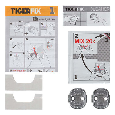Tiger Material de montaje TigerFix Type 1 metal 398730046