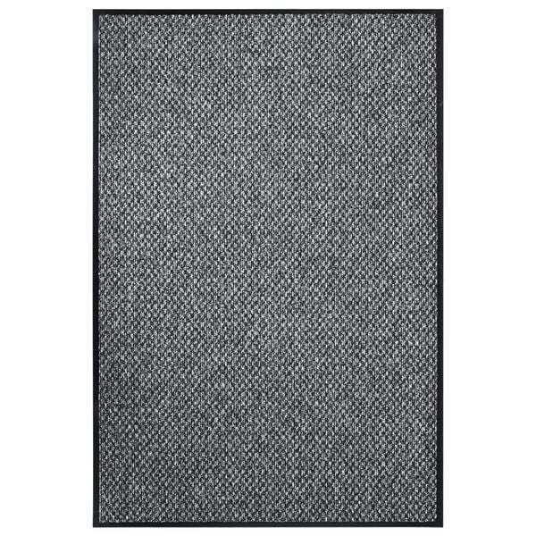 vidaXL Felpudo gris 80x120 cm