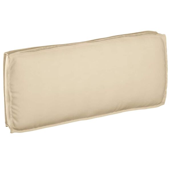 vidaXL Coj&iacute;n Beige 120 x 50 x 12 cm Tela Oxford