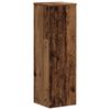 vidaXL Soportes de plantas 2 uds madera roble envejecido 25x25x80 cm
