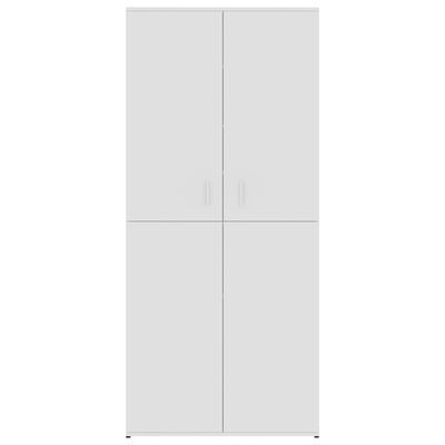 vidaXL Mueble zapatero de madera contrachapada blanco 80x39x178 cm