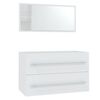 vidaXL Conjunto de muebles de ba&ntilde;o 3 piezas blanco