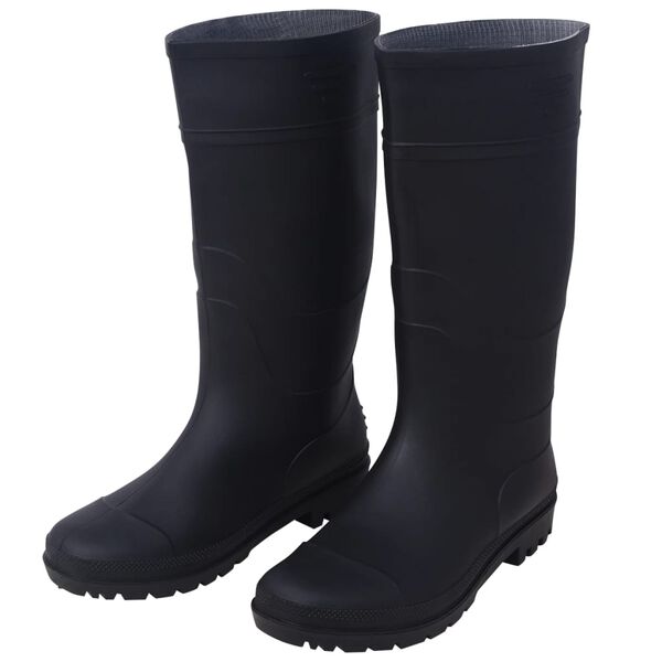 vidaXL Botas de agua negras talla 40