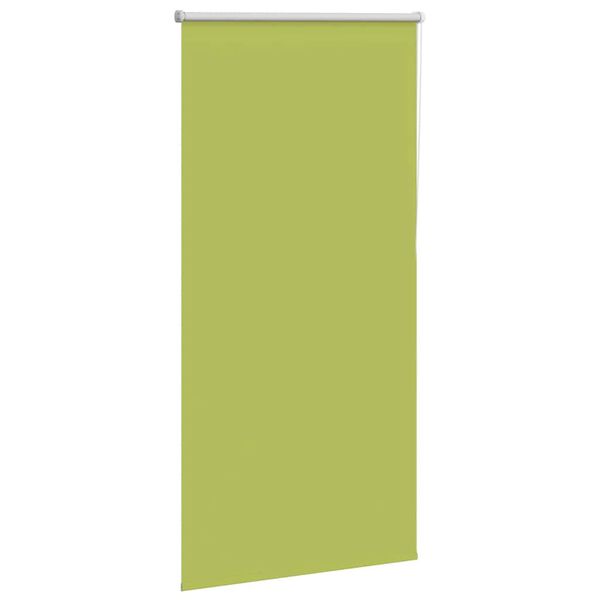 vidaXL Estor Enrollable Opaco hojas verde 70x175 cm Tela Ancho 65,7 cm