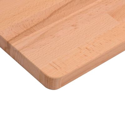 vidaXL Tablero de banco de trabajo madera maciza de haya 115x55x2,5 cm
