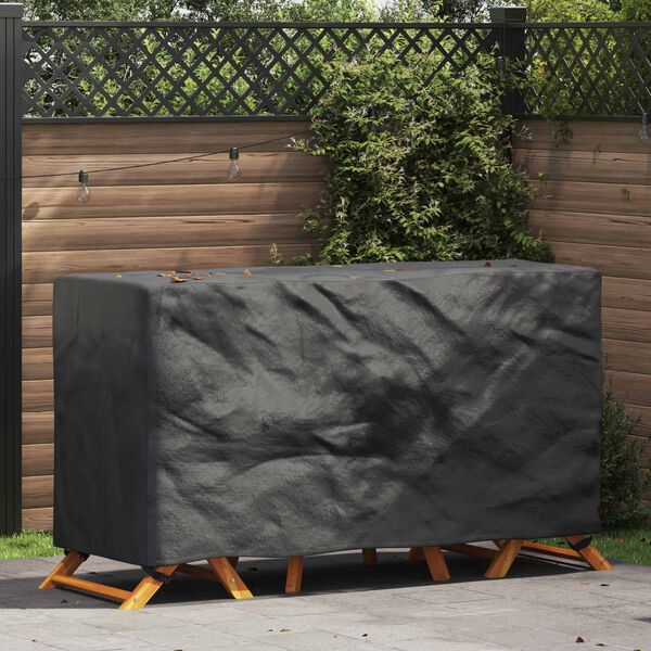 vidaXL Funda para muebles Liso Negro 180 x 70 x 90 cm 600D