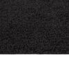 vidaXL Alfombra de pelo largo negro 200x290 cm