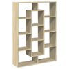 vidaXL Estanter&iacute;a de madera de ingenier&iacute;a roble Sonoma 102x29x143 cm