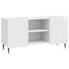 vidaXL Mueble de TV Brillante 102 x 34,5 x 52 cm Madera de Ingenier&iacute;a