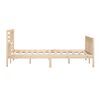 vidaXL Estructura de cama de madera maciza 200x200 cm